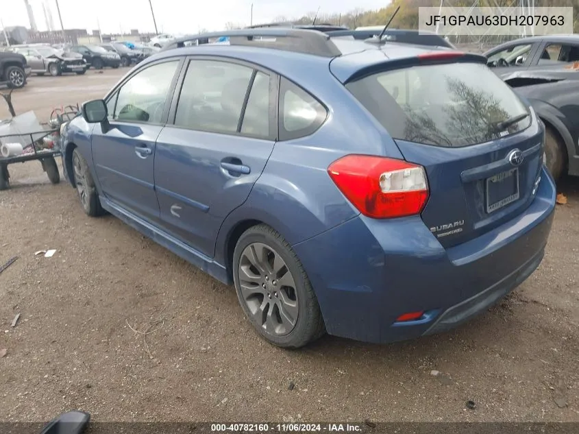 JF1GPAU63DH207963 2013 Subaru Impreza 2.0I Sport Limited