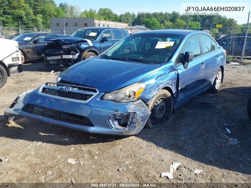 JF1GJAA66EH020837 2014 Subaru Impreza 2.0I