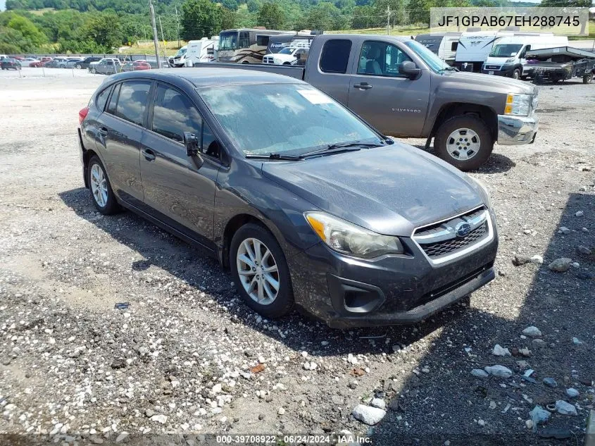 JF1GPAB67EH288745 2014 Subaru Impreza 2.0I Premium