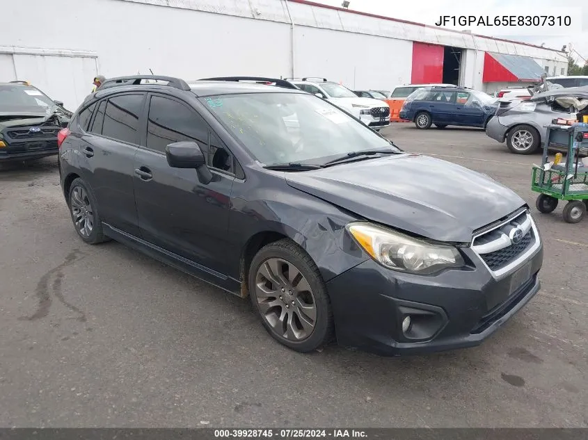 JF1GPAL65E8307310 2014 Subaru Impreza 2.0I Sport Premium