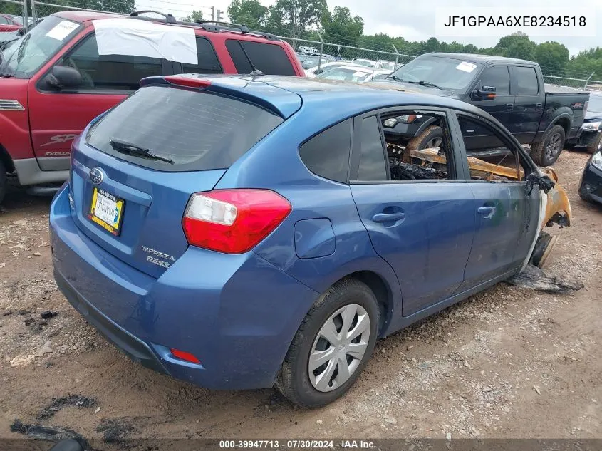 JF1GPAA6XE8234518 2014 Subaru Impreza 2.0I