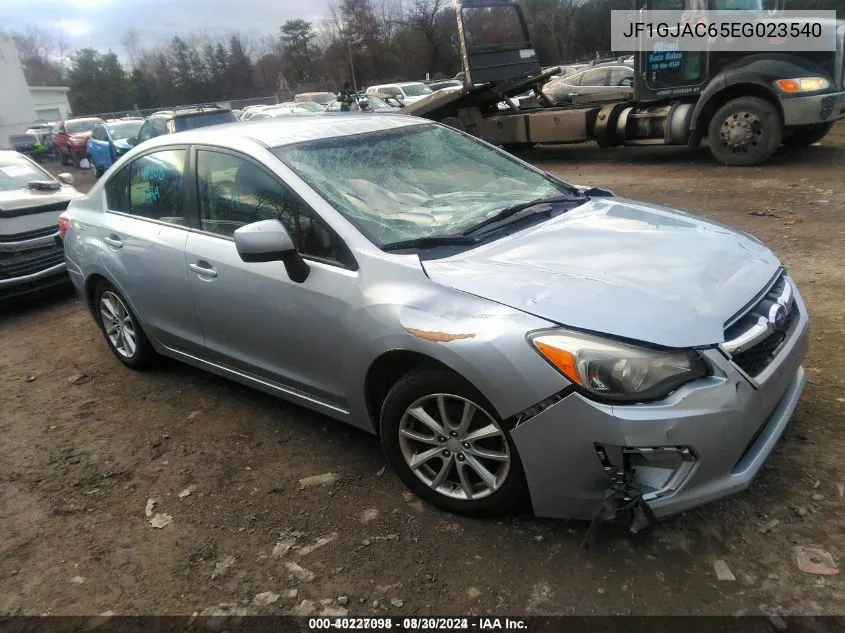 2014 Subaru Impreza 2.0I Premium VIN: JF1GJAC65EG023540 Lot: 40227098