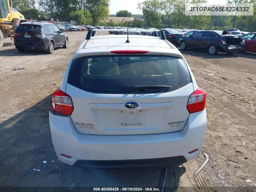 2014 Subaru Impreza 2.0I Premium VIN: JF1GPAC65E8224332 Lot: 40388429