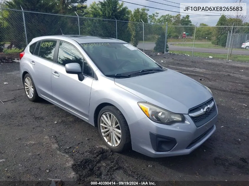 2014 Subaru Impreza 2.0I Premium VIN: JF1GPAD6XE8265683 Lot: 40390414