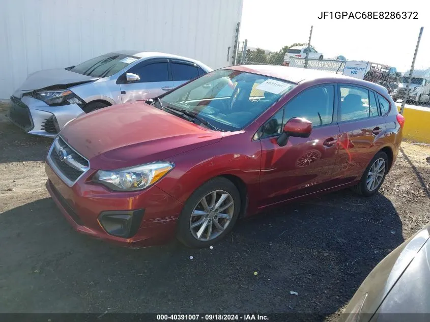 2014 Subaru Impreza 2.0I Premium VIN: JF1GPAC68E8286372 Lot: 40391007