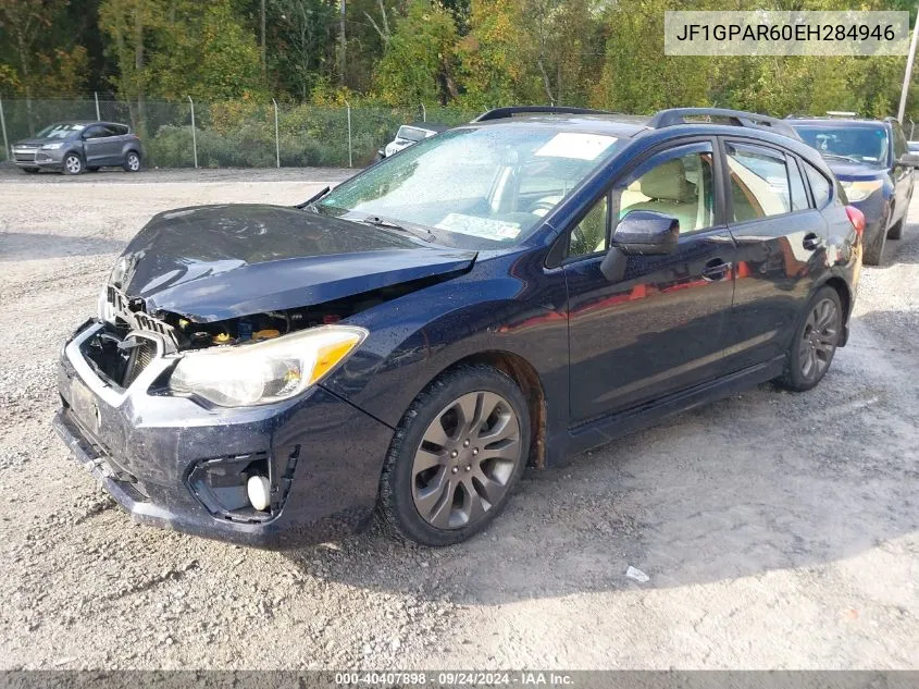 2014 Subaru Impreza 2.0I Sport Limited VIN: JF1GPAR60EH284946 Lot: 40407898