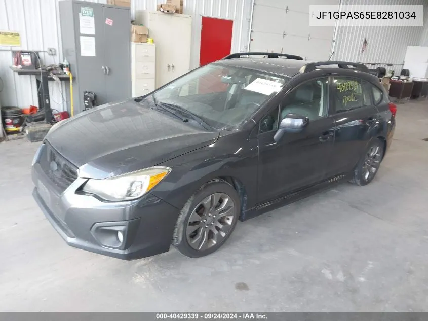 2014 Subaru Impreza 2.0I Sport Limited VIN: JF1GPAS65E8281034 Lot: 40429339