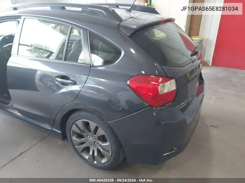 2014 Subaru Impreza 2.0I Sport Limited VIN: JF1GPAS65E8281034 Lot: 40429339