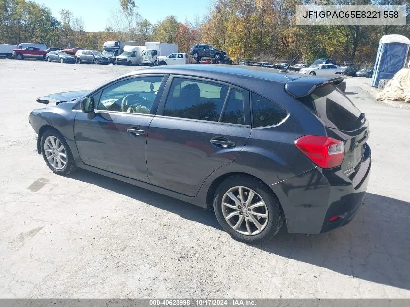 2014 Subaru Impreza 2.0I Premium VIN: JF1GPAC65E8221558 Lot: 40623998