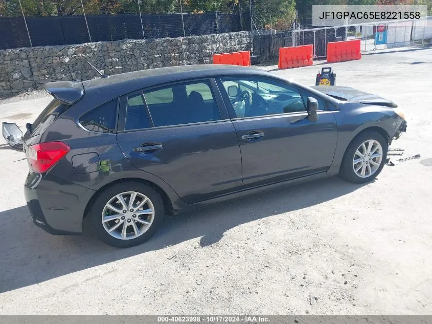 2014 Subaru Impreza 2.0I Premium VIN: JF1GPAC65E8221558 Lot: 40623998