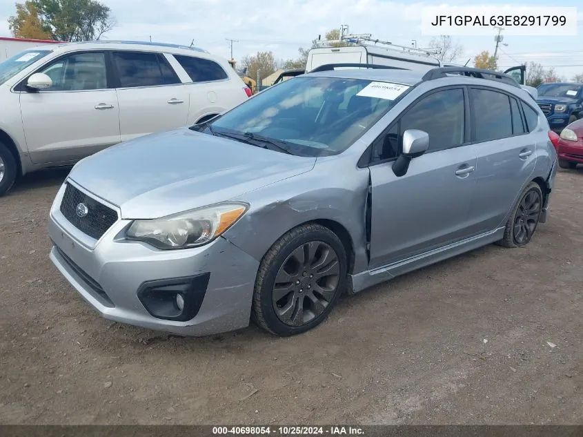 2014 Subaru Impreza 2.0I Sport Premium VIN: JF1GPAL63E8291799 Lot: 40698054