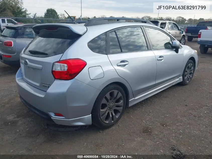 2014 Subaru Impreza 2.0I Sport Premium VIN: JF1GPAL63E8291799 Lot: 40698054