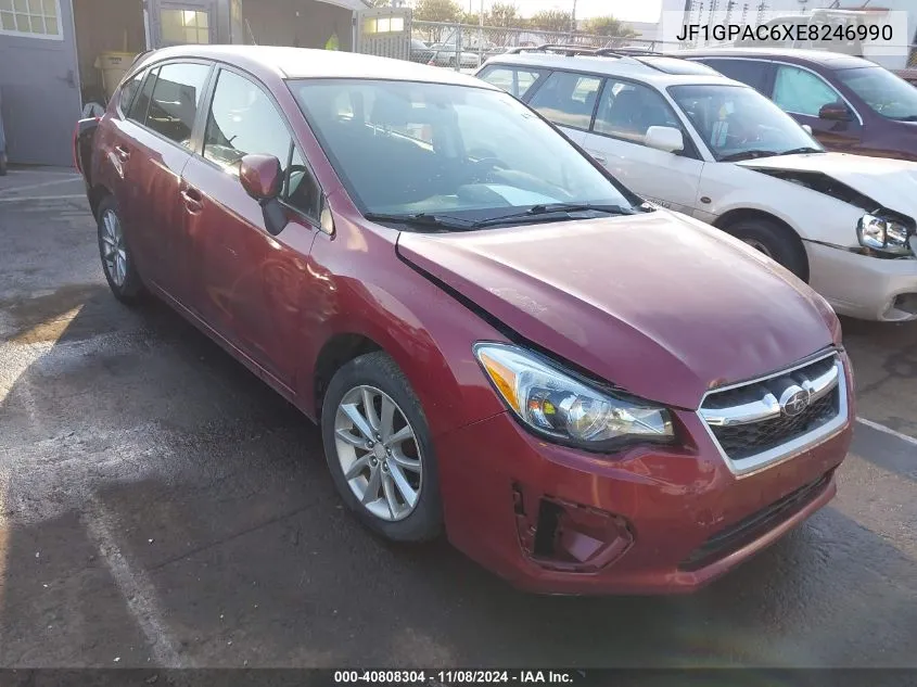 2014 Subaru Impreza 2.0I Premium VIN: JF1GPAC6XE8246990 Lot: 40808304