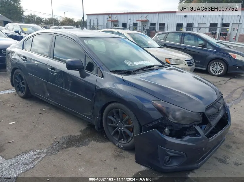 JF1GJAC63EH007752 2014 Subaru Impreza Premium