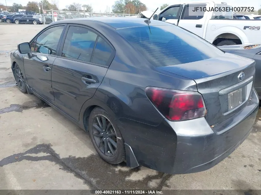 JF1GJAC63EH007752 2014 Subaru Impreza Premium