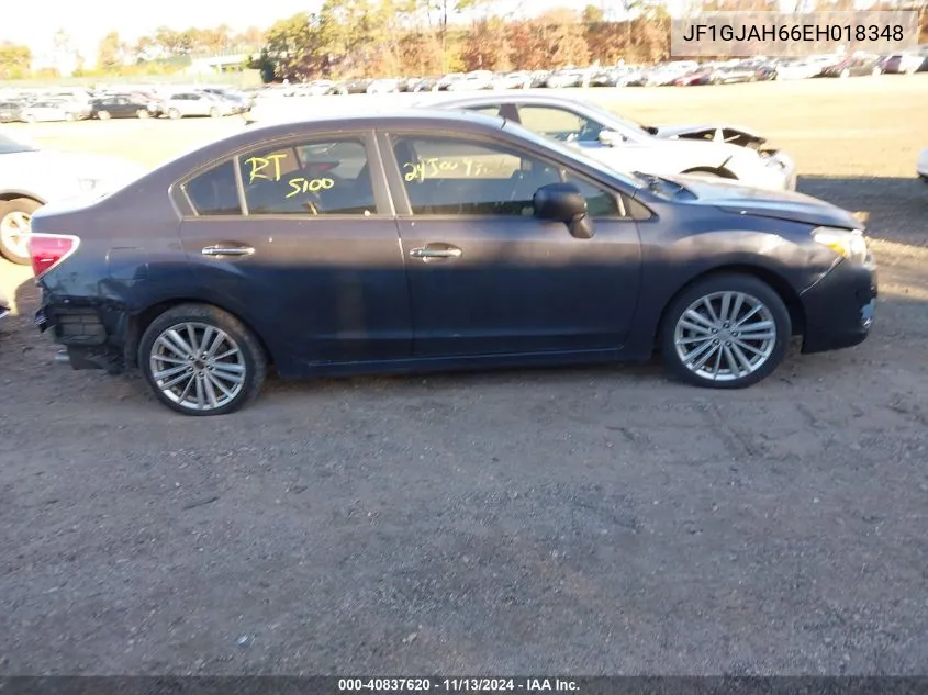 2014 Subaru Impreza 2.0I Limited VIN: JF1GJAH66EH018348 Lot: 40837620