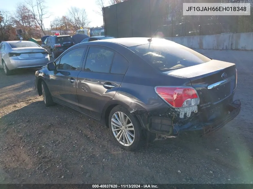 2014 Subaru Impreza 2.0I Limited VIN: JF1GJAH66EH018348 Lot: 40837620