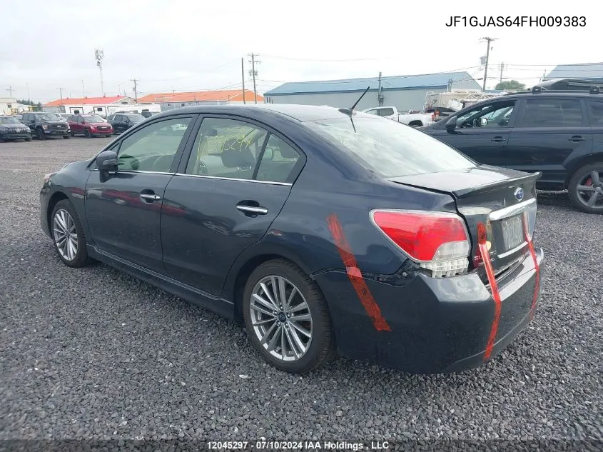 2015 Subaru Impreza Sport Limited VIN: JF1GJAS64FH009383 Lot: 12045297