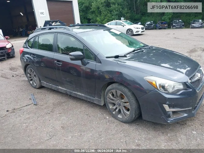 2015 Subaru Impreza 2.0I Sport Premium VIN: JF1GPAT6XF8206698 Lot: 39722296