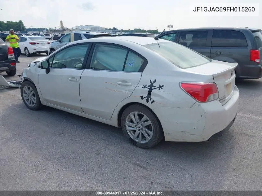 2015 Subaru Impreza 2.0I Premium VIN: JF1GJAC69FH015260 Lot: 39944917