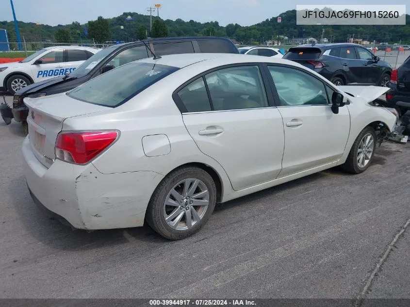 2015 Subaru Impreza 2.0I Premium VIN: JF1GJAC69FH015260 Lot: 39944917