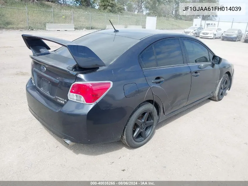 JF1GJAA61FH014039 2015 Subaru Impreza 2.0I