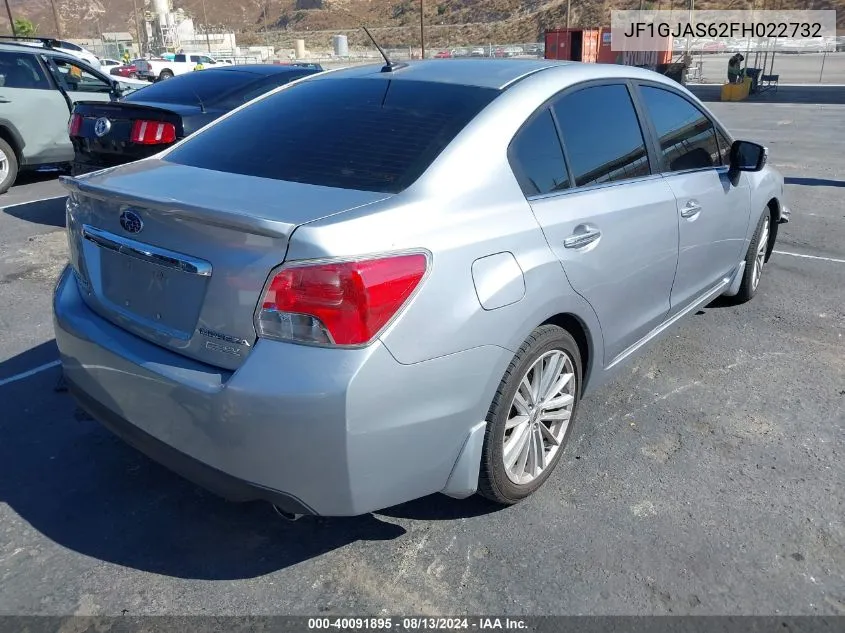 JF1GJAS62FH022732 2015 Subaru Impreza 2.0I Limited