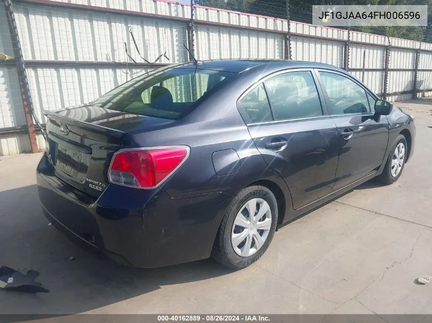 2015 Subaru Impreza 2.0I VIN: JF1GJAA64FH006596 Lot: 40162889