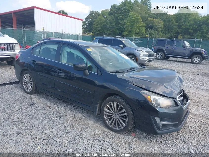 2015 Subaru Impreza 2.0I Premium VIN: JF1GJAK63FH014624 Lot: 40181729