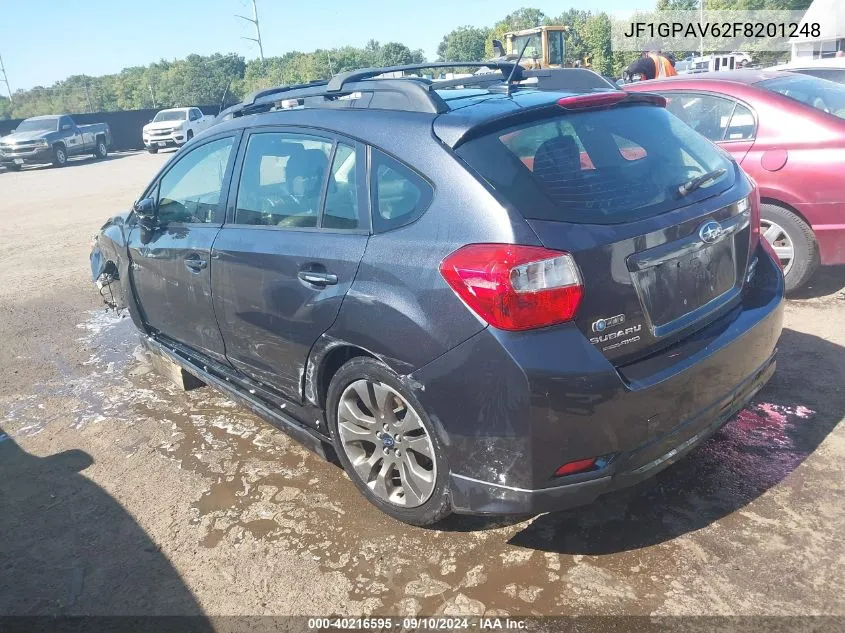 JF1GPAV62F8201248 2015 Subaru Impreza 2.0I Sport Limited