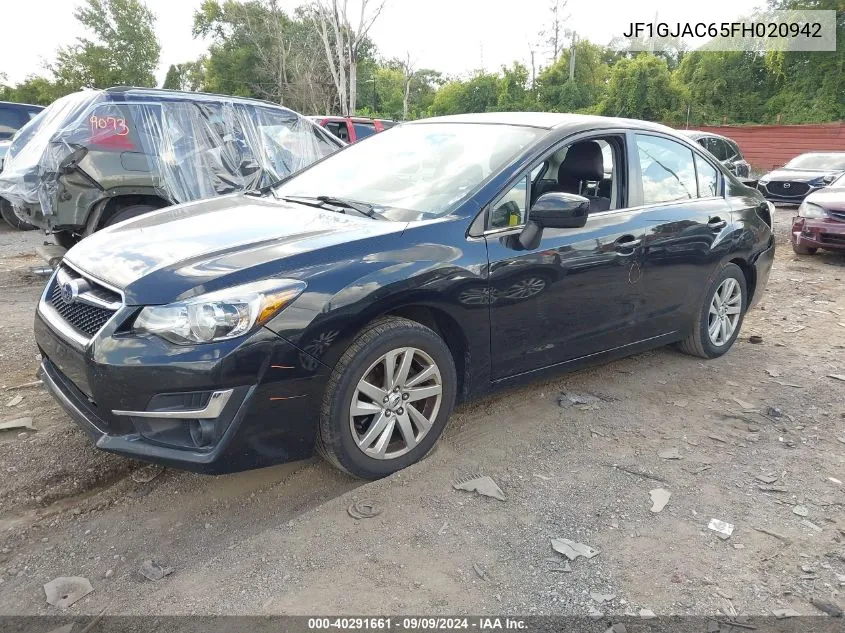 JF1GJAC65FH020942 2015 Subaru Impreza 2.0I Premium