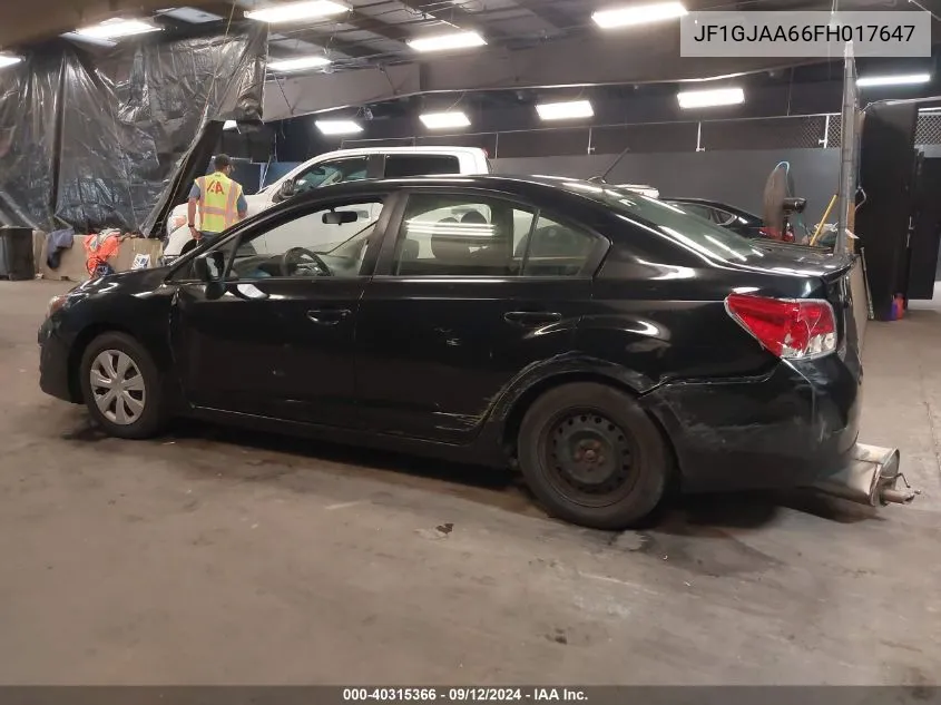 JF1GJAA66FH017647 2015 Subaru Impreza 2.0I