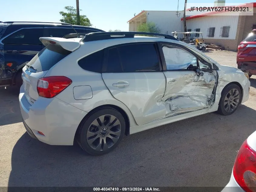 2015 Subaru Impreza Sport VIN: JF1GPAY62FH328321 Lot: 40347410