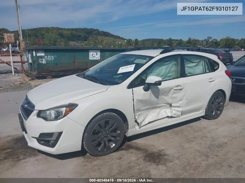 2015 Subaru Impreza Sport VIN: JF1GPAT62F9310127 Lot: 40348419