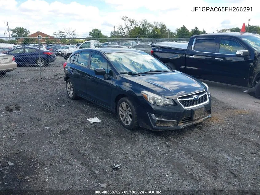 2015 Subaru Impreza 2.0I Premium VIN: JF1GPAC65FH266291 Lot: 40358752