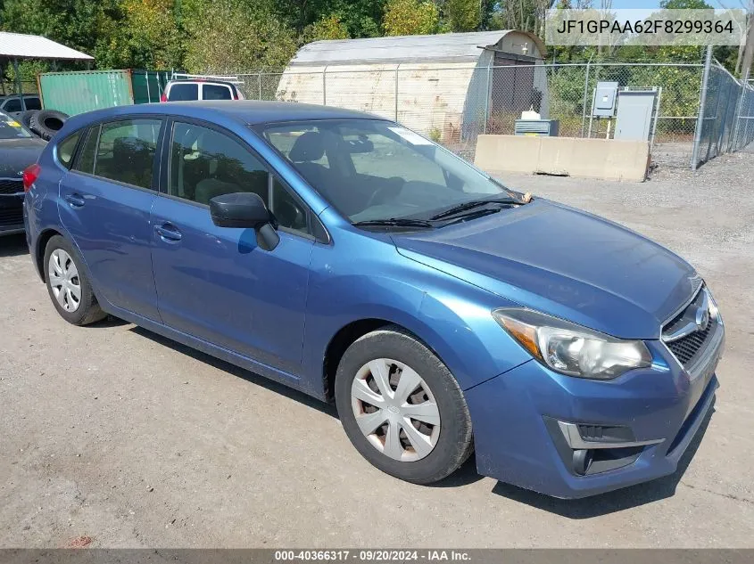 2015 Subaru Impreza 2.0I VIN: JF1GPAA62F8299364 Lot: 40366317