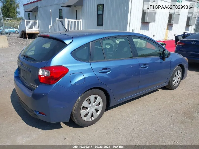 2015 Subaru Impreza 2.0I VIN: JF1GPAA62F8299364 Lot: 40366317