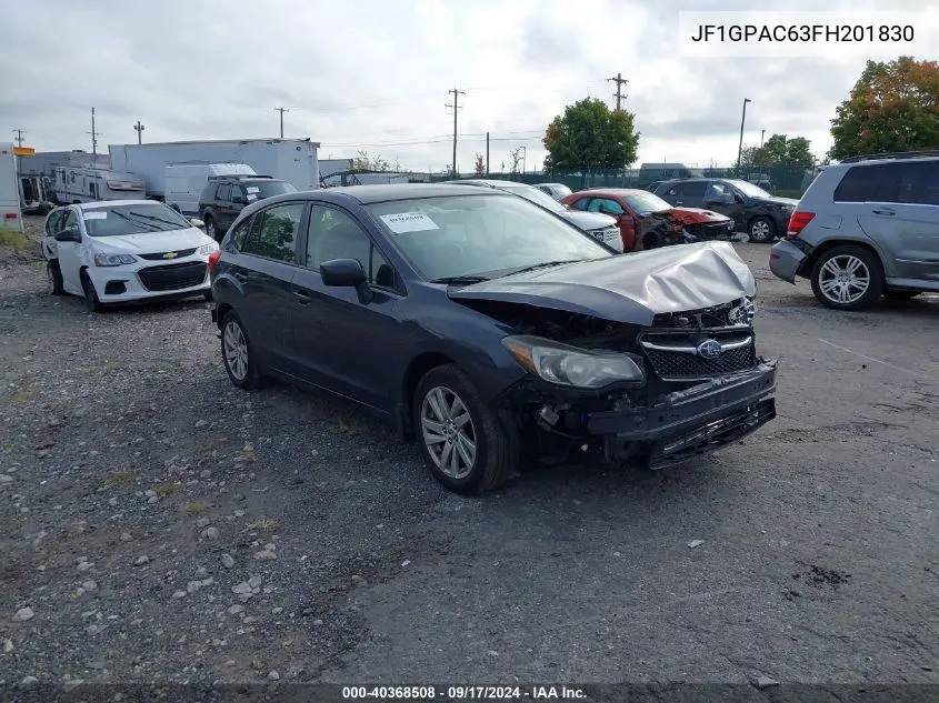 2015 Subaru Impreza 2.0I Premium VIN: JF1GPAC63FH201830 Lot: 40368508