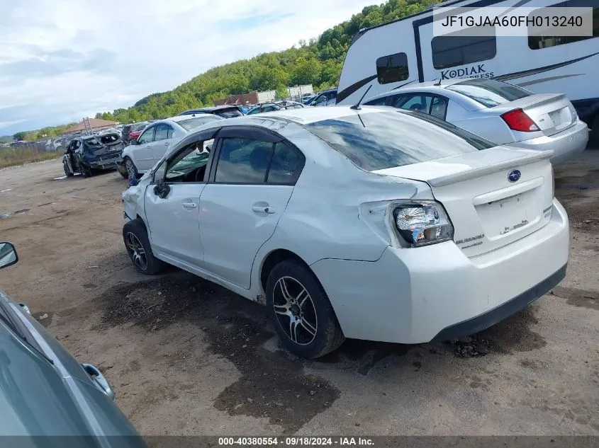 2015 Subaru Impreza 2.0I VIN: JF1GJAA60FH013240 Lot: 40380554