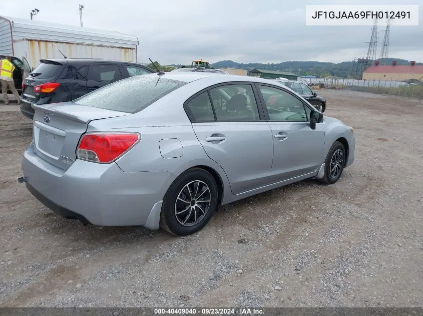 2015 Subaru Impreza VIN: JF1GJAA69FH012491 Lot: 40409040