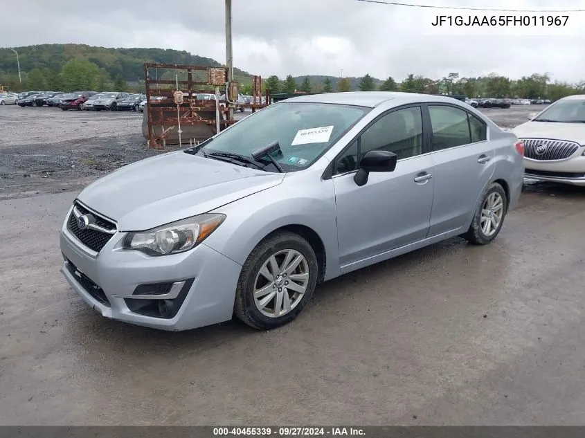 2015 Subaru Impreza 2.0I VIN: JF1GJAA65FH011967 Lot: 40455339