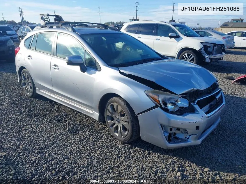 JF1GPAU61FH251088 2015 Subaru Impreza Sport