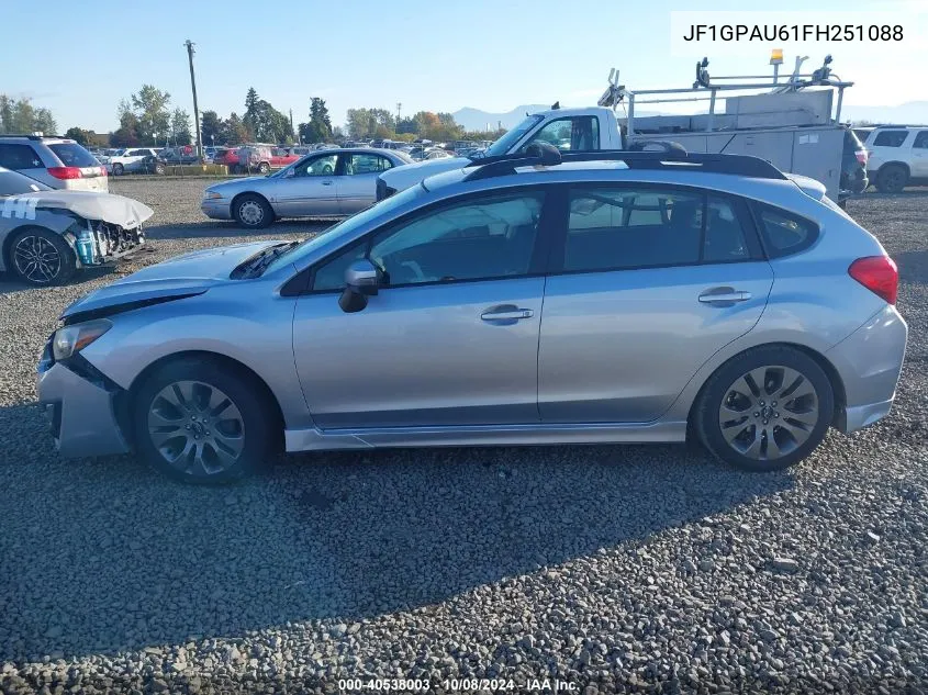 JF1GPAU61FH251088 2015 Subaru Impreza Sport