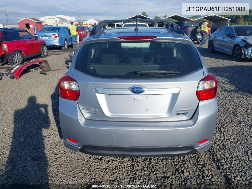 JF1GPAU61FH251088 2015 Subaru Impreza Sport