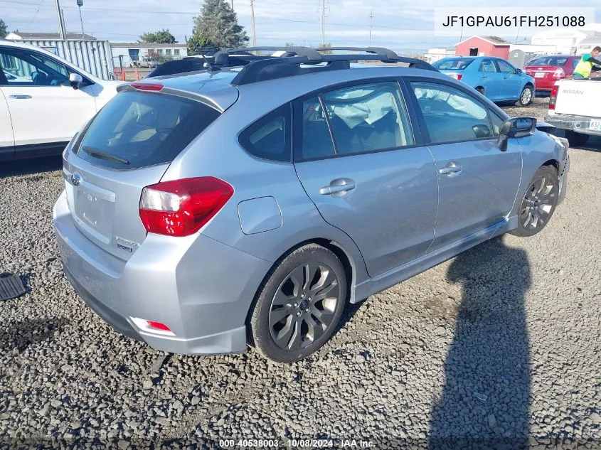 JF1GPAU61FH251088 2015 Subaru Impreza Sport