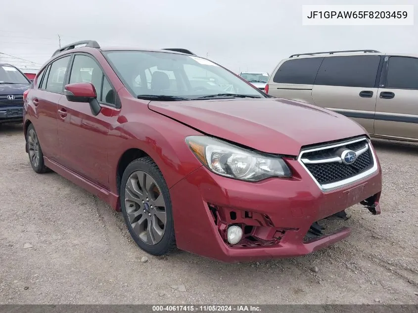 JF1GPAW65F8203459 2015 Subaru Impreza 2.0I Sport Limited