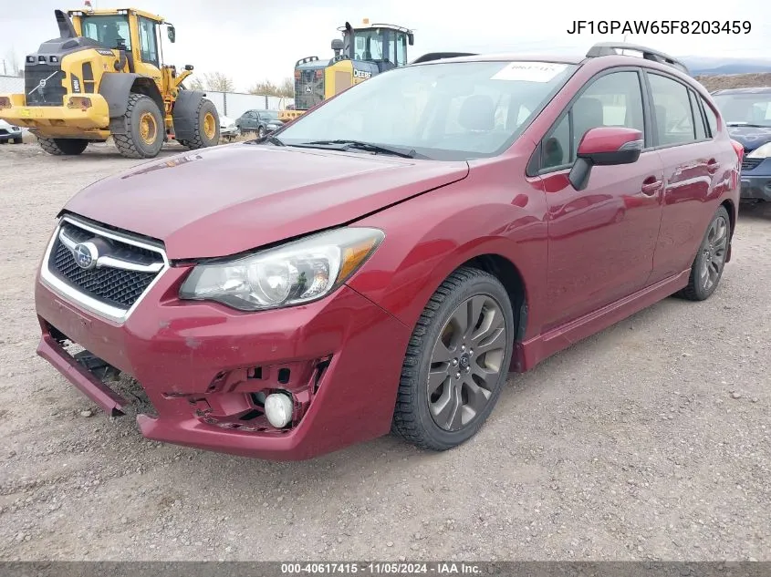 JF1GPAW65F8203459 2015 Subaru Impreza 2.0I Sport Limited