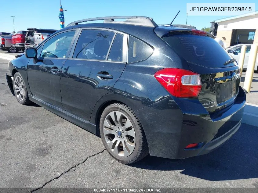 2015 Subaru Impreza 2.0I Sport Limited VIN: JF1GPAW63F8239845 Lot: 40771177