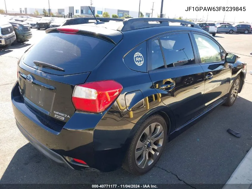 2015 Subaru Impreza 2.0I Sport Limited VIN: JF1GPAW63F8239845 Lot: 40771177