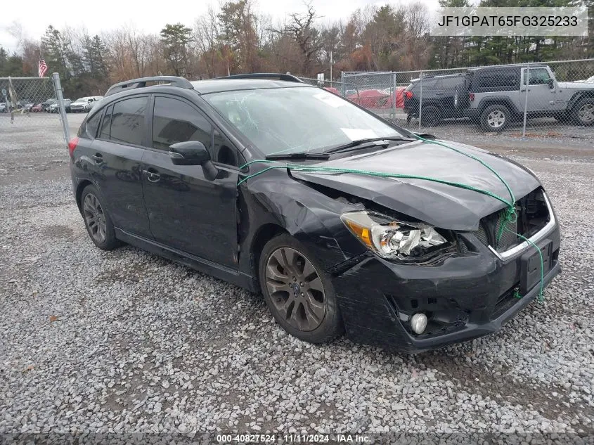 2015 Subaru Impreza 2.0I Sport Premium VIN: JF1GPAT65FG325233 Lot: 40827524